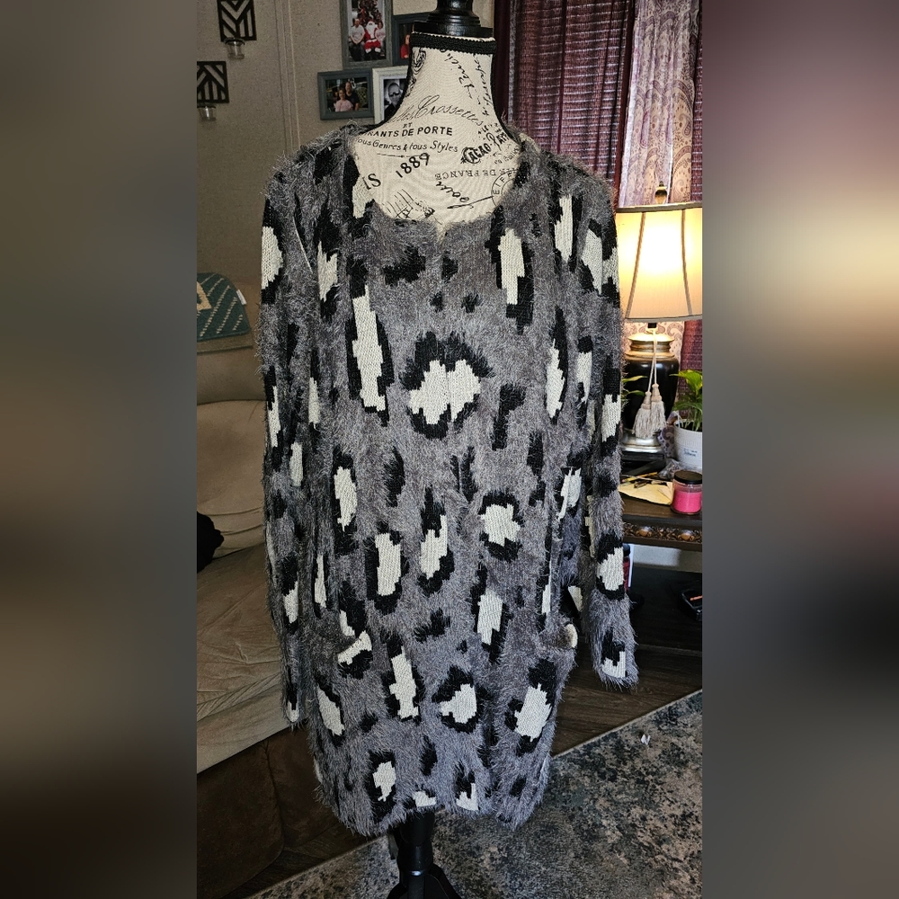 K. Jordan Animal print Shacket